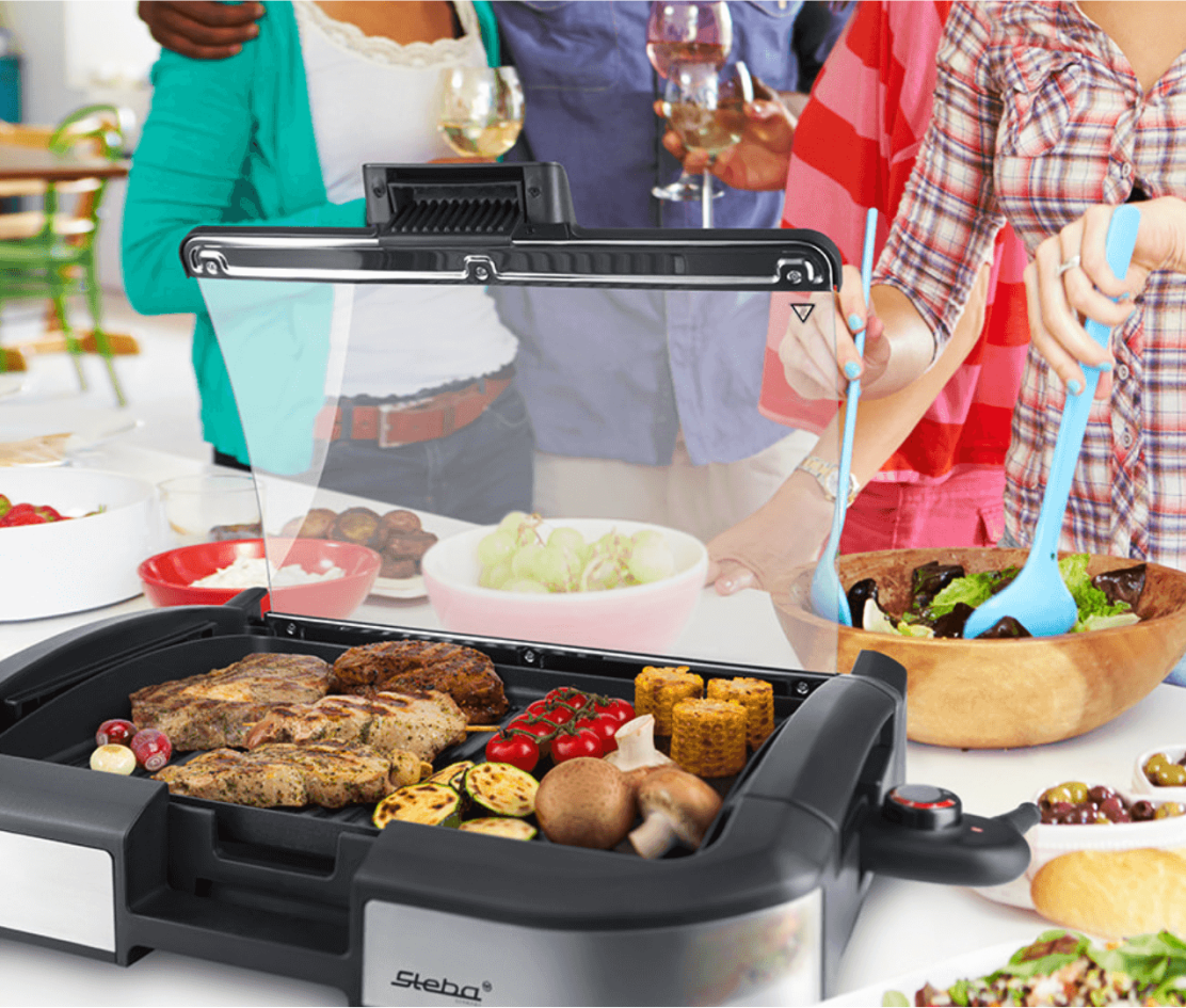 Закрытая стеклянная крышка