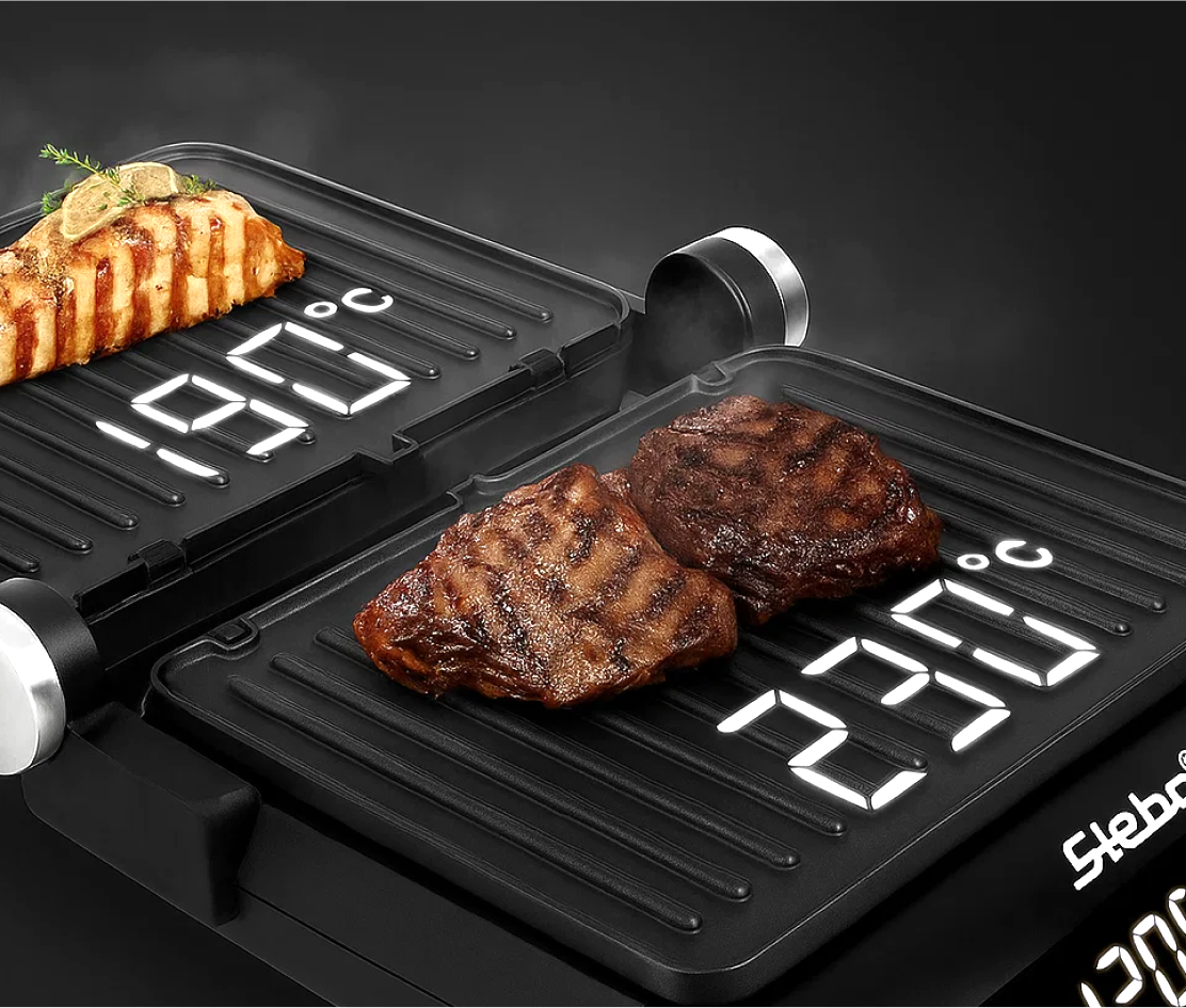 Независимый нагрев панелей для разных блюд