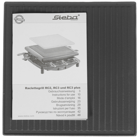 Раклетница Steba RC 3 Plus серый
