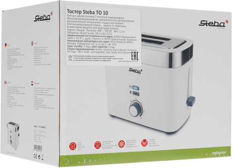 Тостер Steba TO 10 белый