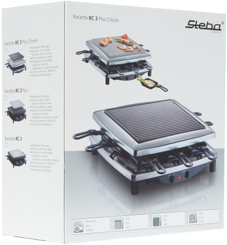 Раклетница Steba RC 3 plus chrom