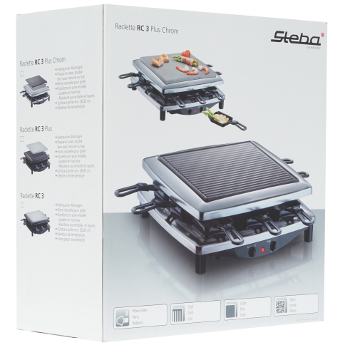 Раклетница Steba RC 3 plus chrom