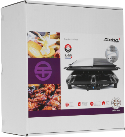 Раклетница Steba RC 8 Black Steel черный Раклетница Steba RC 8 Black Steel черный
