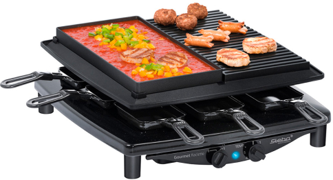 Раклетница Steba RC 4 Plus DELUX серебристый