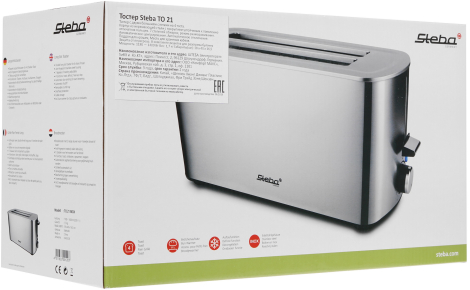 Тостер Steba TO 21 серебристый