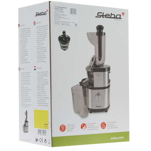 Соковыжималка шнековая  Steba E 400 серебристый (УЦЕНКА)