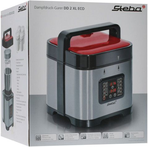 Мультиварка-скороварка Steba DD2 XL серебристый