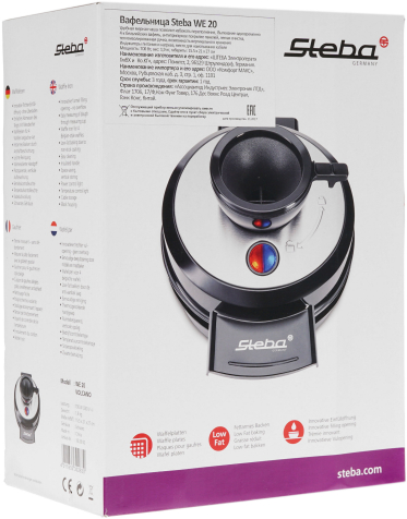 Вафельница STEBA WE 20 volkano black