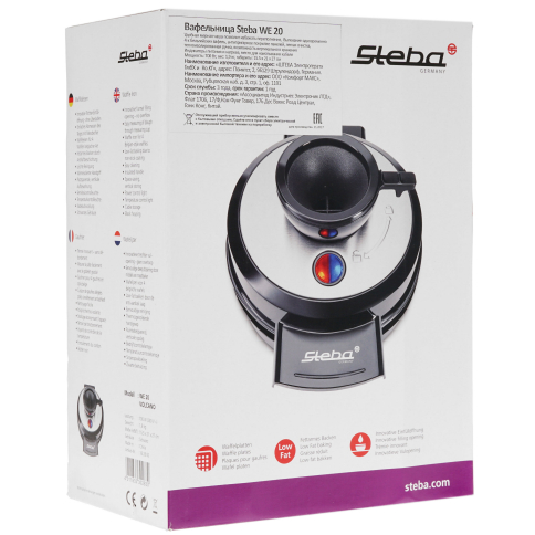 Вафельница STEBA WE 20 volkano black Вафельница STEBA WE 20 volkano black