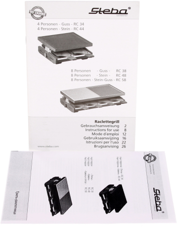 Раклетница Steba RC 58 черный