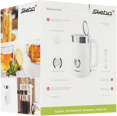 Электрочайник Steba WK 10 BIANCO белый
