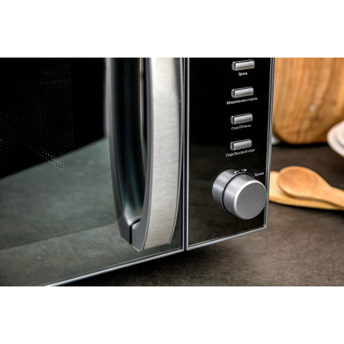 Микроволновая печь  с грилем Steba MIC 2140 CERAMIC серебристый (УЦЕНКА)