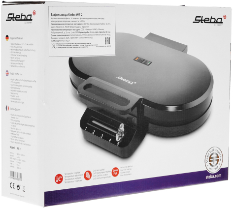 Вафельница Steba WE 2 черный
