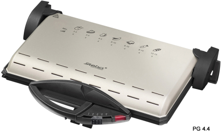 Гриль Steba PG 4.4 серебристый