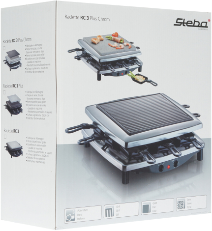 Раклетница Steba RC 3 черный