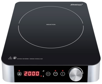 Настольная компактная плита электрическая Steba IK 55 серебристый