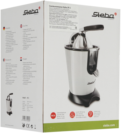Соковыжималка для цитрусовых Steba ZP 2 серебристый Соковыжималка для цитрусовых Steba ZP 2 серебристый
