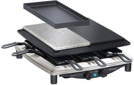 Раклетница Steba RC 4 Plus DELUX Chrome серебристый